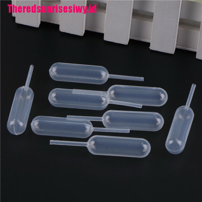 100 Pcs Pipet Transfer Sekali Pakai Bahan Plastik Ukuran 4ml Untuk Cupcake