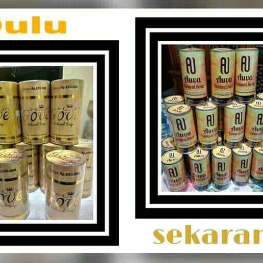 1 paket isi 5 PCS Sabun GOVE Original pembersih jerawat dan pemutih wajah kemasan baru GOVE