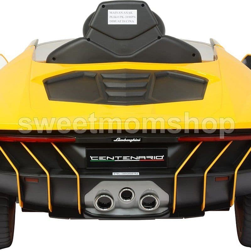 Mobil aki Lamborghini Centenario lisensi bodi cat pliko