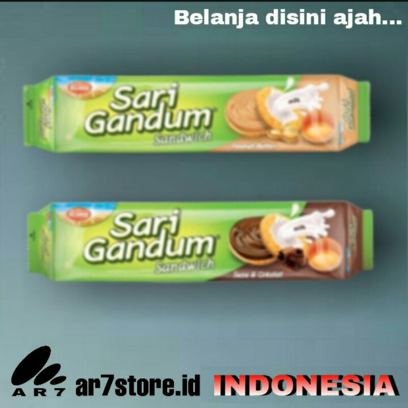 

SARI GANDUM Roma biskuit sandwich coklat 115gr