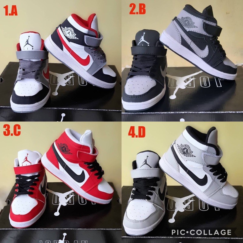 Sepatu anak Laki-Laki Anak Perempuan Nike Air Jordan Hi Dior Grade Original Umur 1 2 3 4 5 6 7 8