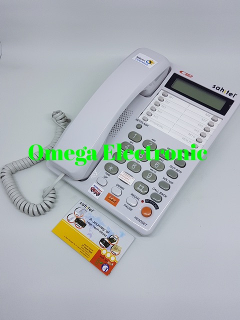 RESMI Sahitel S75 - Pesawat Telepon Rumah Kantor Kabel Single Line