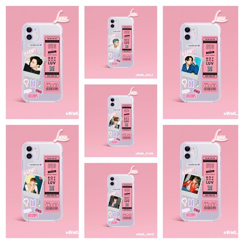 BTS #BWL NEW MEMBER CASE ORIGINAL DESIGNED BY LUVA