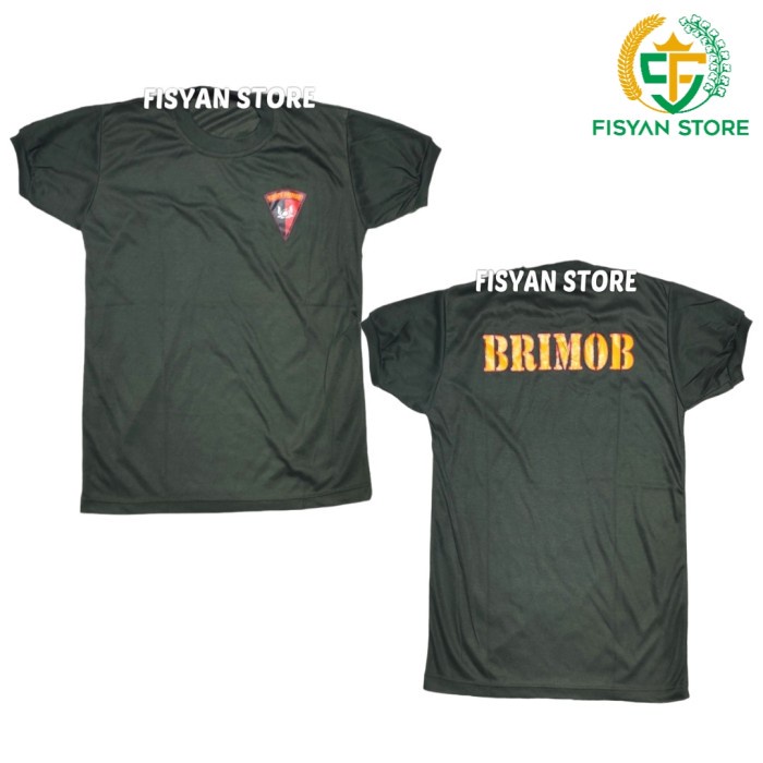 Terbaru Kaos Brimob Lengan Pendek | Kaos Brimob Oblong