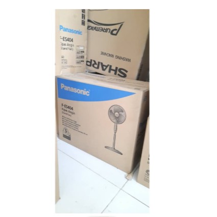 Panasonic Stand Fan / Kipas Angin Berdiri 16&quot; Timer + Roda F-ES404