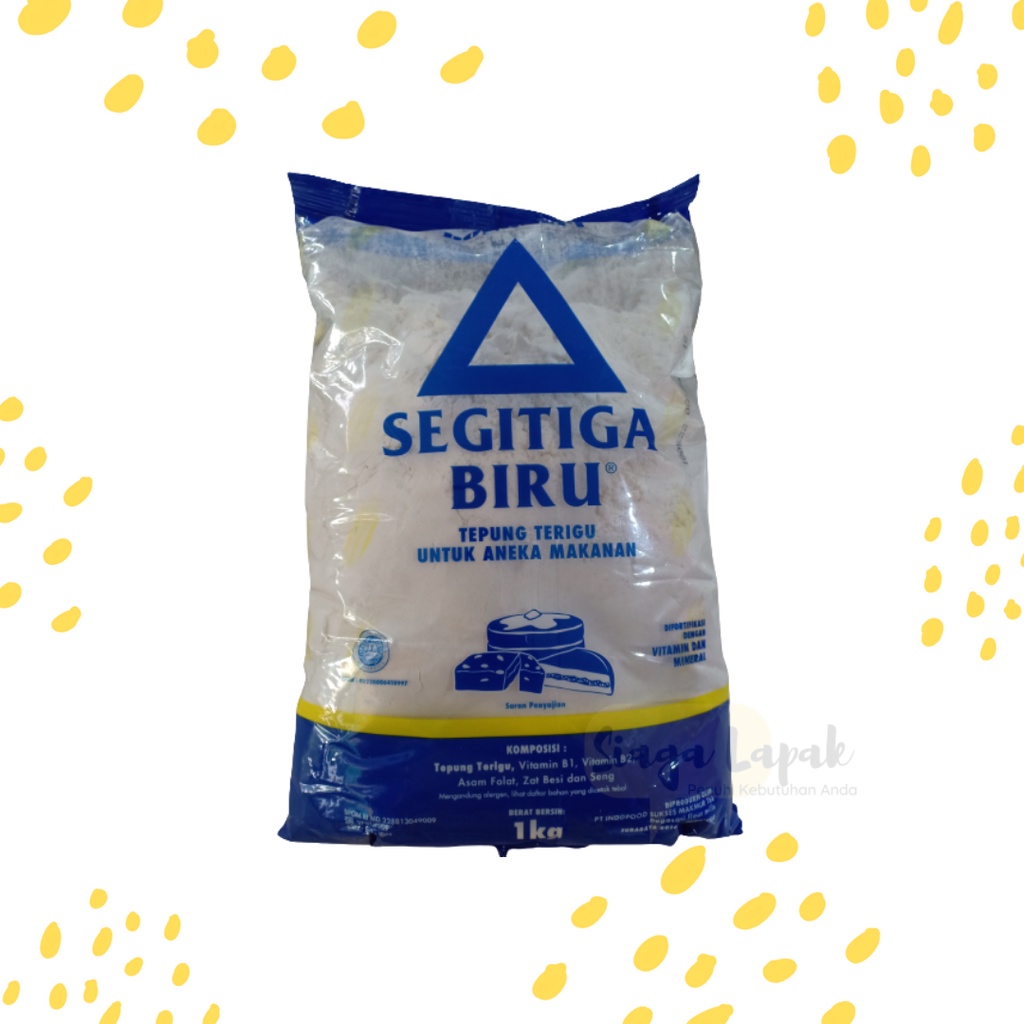 Tepung Terigu Segitiga Biru Bogasari 1kg