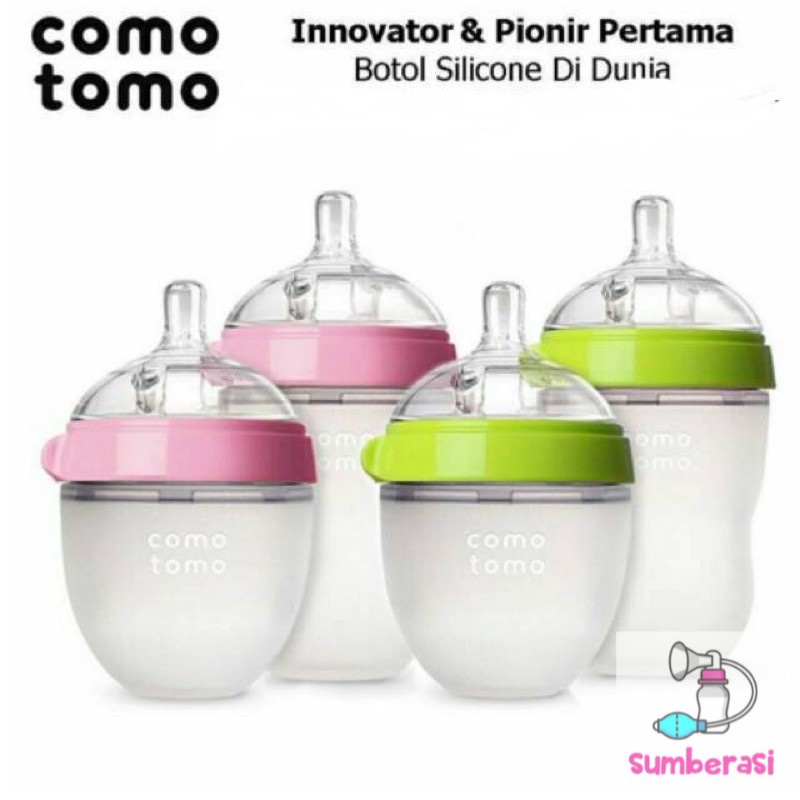 SUMBERASI Botol Susu Comotomo Milk Bottle Silicone Original 150ml 250ml