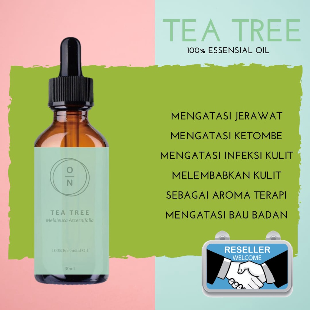 Tea Tree Essential Oil Minyak Tea Tree untuk Penghilang Jerawat 30ml