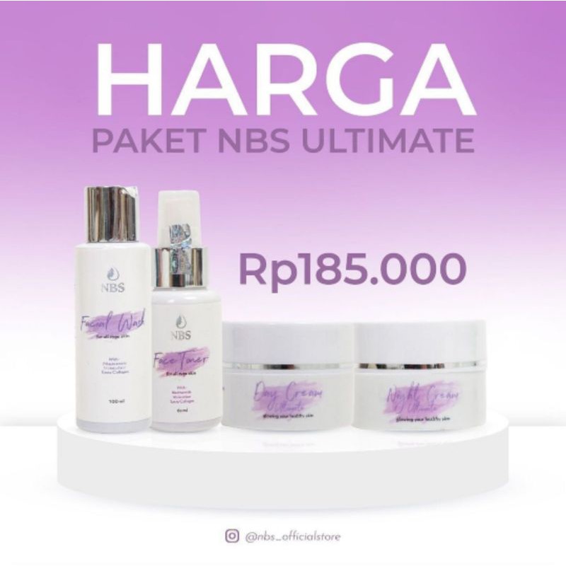 NBS Skincare Paket Ultimate New Sudah BPOM