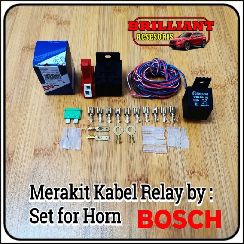 Merakit Kabel Set Relay untuk Klakson / Lampu - by Relay BOSCH