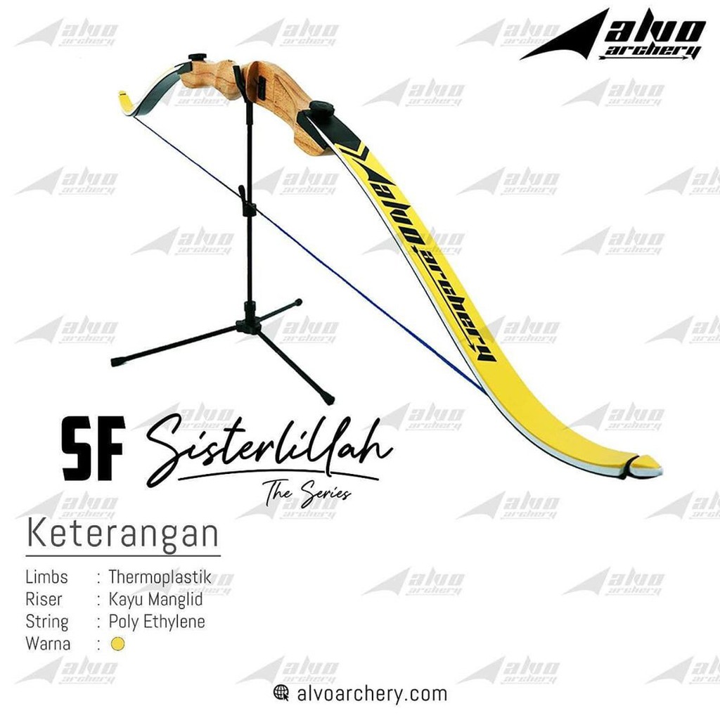 Busur SF Sisterlillah Seris-busur pemula-panahan-alvo archery