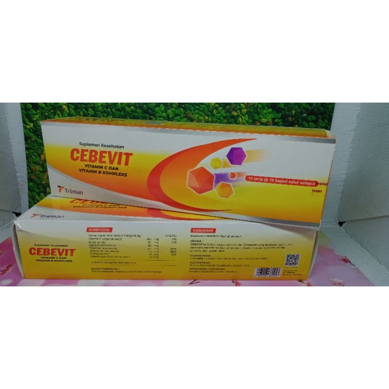 CEBEVIT(VitaminC500mg+Vit.BKomplek)100 tablet