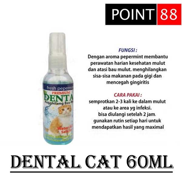 Dental Cat Spray 60ml - Penghilang Bau Mulut