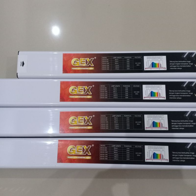 RK PROMO Lampu Aquarium LED Tanning Arwana ,T8 GEX 4D-1000, T8 GEX 4D-1200, GEX-1500