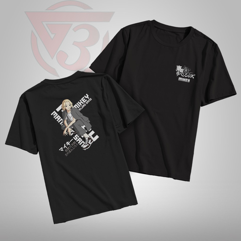 ❁Kaos Baju MIKEY (G-85) | KAOS ANIME TOKYO REVENGERS | MANJI GANG SANO MANJIROU WIBU OTAKU | BAJU TO