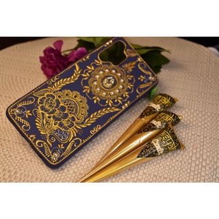 henna aisyah - henna craft gold dan silver best seller 1pcc 10rb