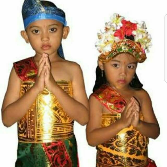 Baju adat anak bali tk/sd