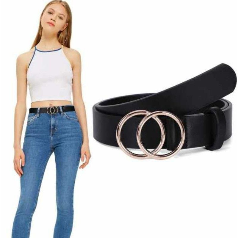 Ikat pinggang wanita ring double O model cantol