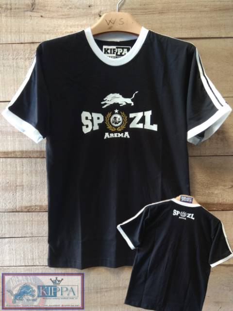 Kaos SPZL arema strip lengan