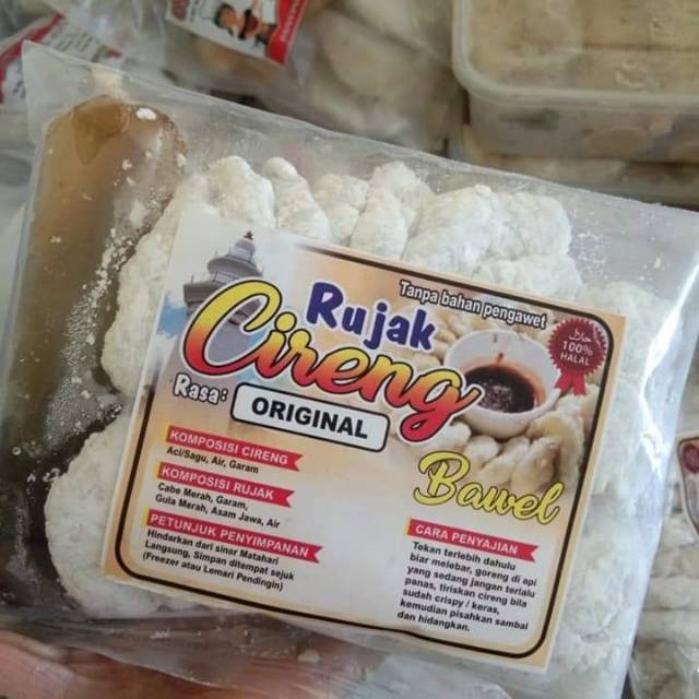 

Cireng rujak bawel