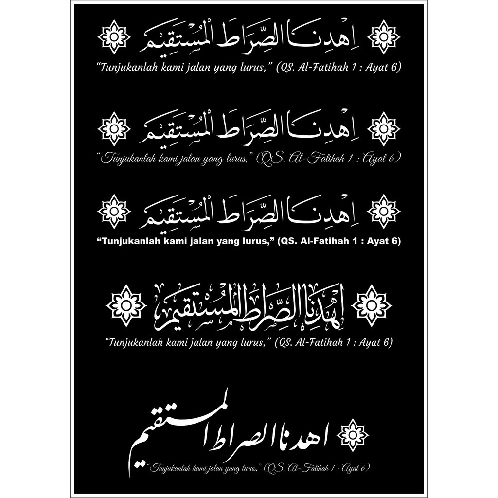 Arti Dan Makna Surat Al Fatihah - Bagi Contoh Surat