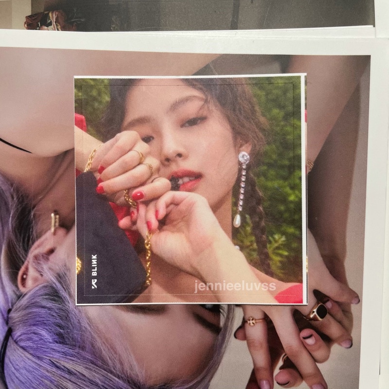 BLACKPINK JENNIE BROADCAST SOLO STICKER