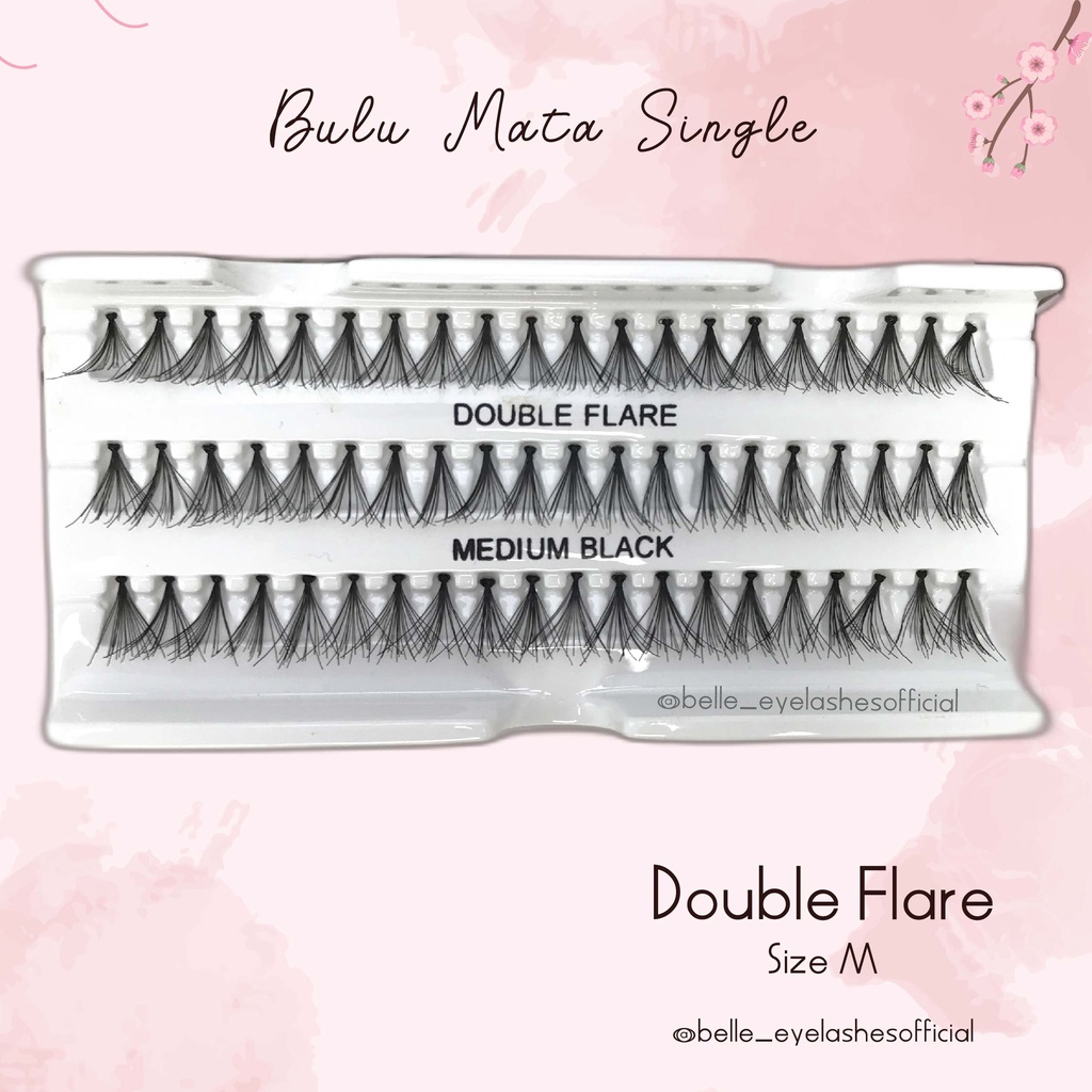 Bulu Mata Tanam 5ply Double Flare Eyelash Extension