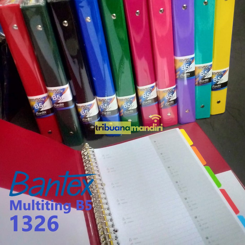 

Bantex Multiring Binder 26 Ring 25mm B5 1326/Binder Bantex B5