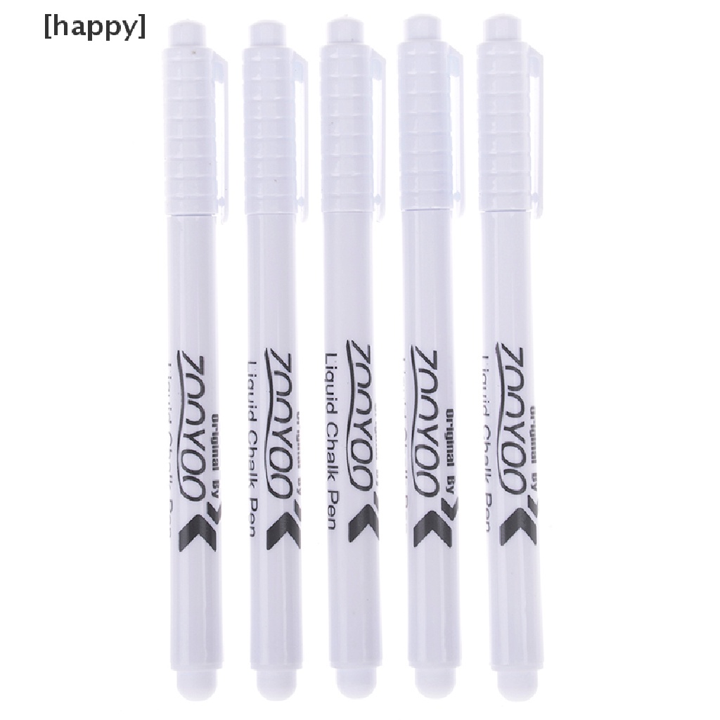 Ha 3pcs Spidol Kapur Cair Warna Putih Bisa Dihapus Untuk Papan Tulis
