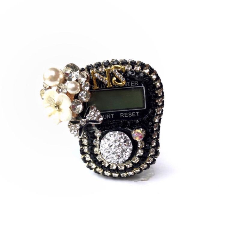 CHARM HURUF WARNA GOLD per pcs Bahan Nailart Charm abjad Alfabet