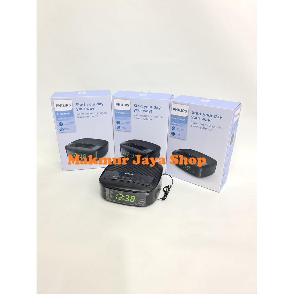 Jam Radio Digital Philips TAR3205 Clock Radio Philips TAR3205
