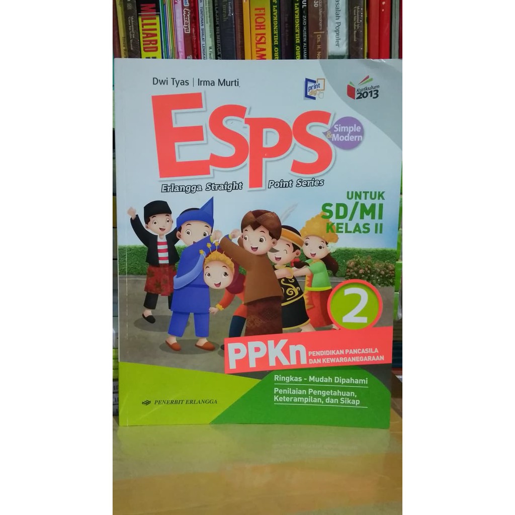 BEST SELLER ESPS PPKN 2 UNTUK SD/MI KELAS II ( K13N ) ERLANGGA