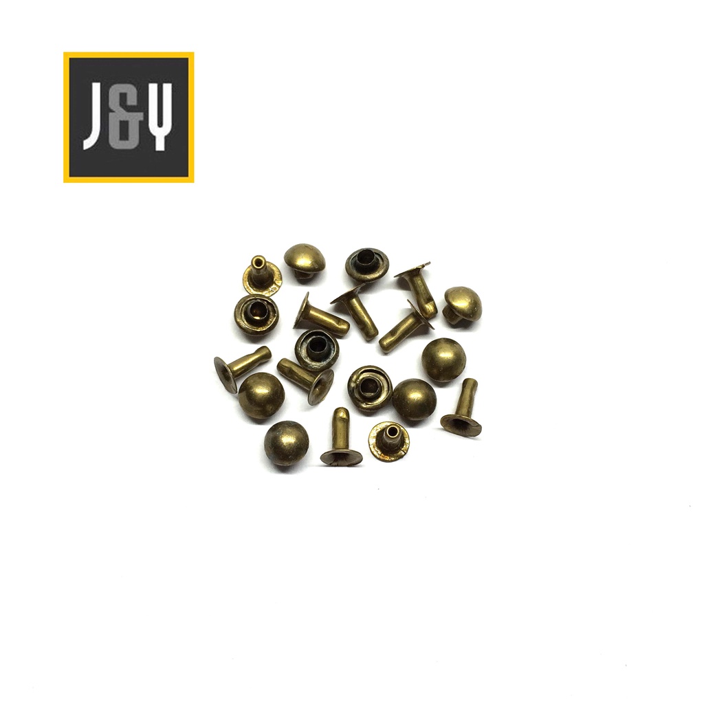 Paku keling centang jamur 6 mm antigold