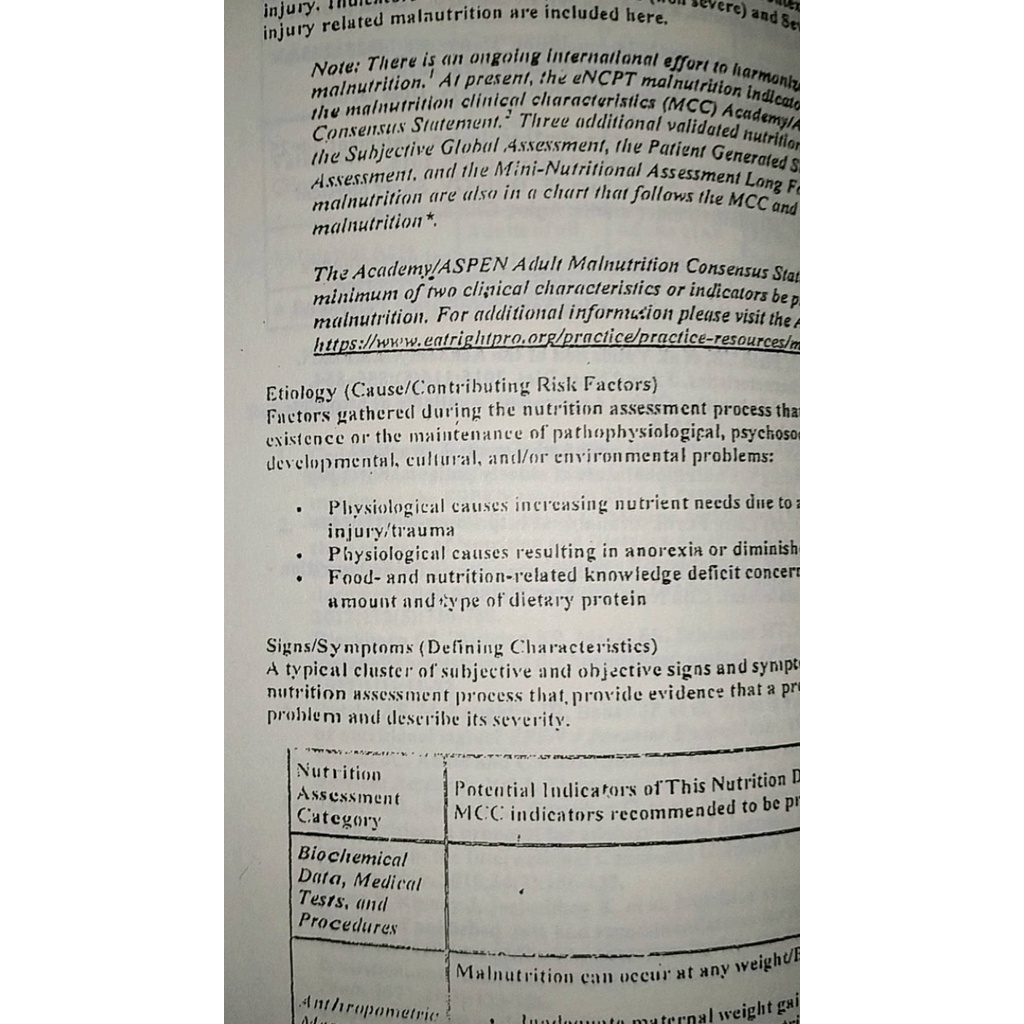BUKU NCPT - BUKU NUTRITION CARE PROCESS TERMINOLOGY - REFERENCE MANUAL 2019 [ORIGINAL]