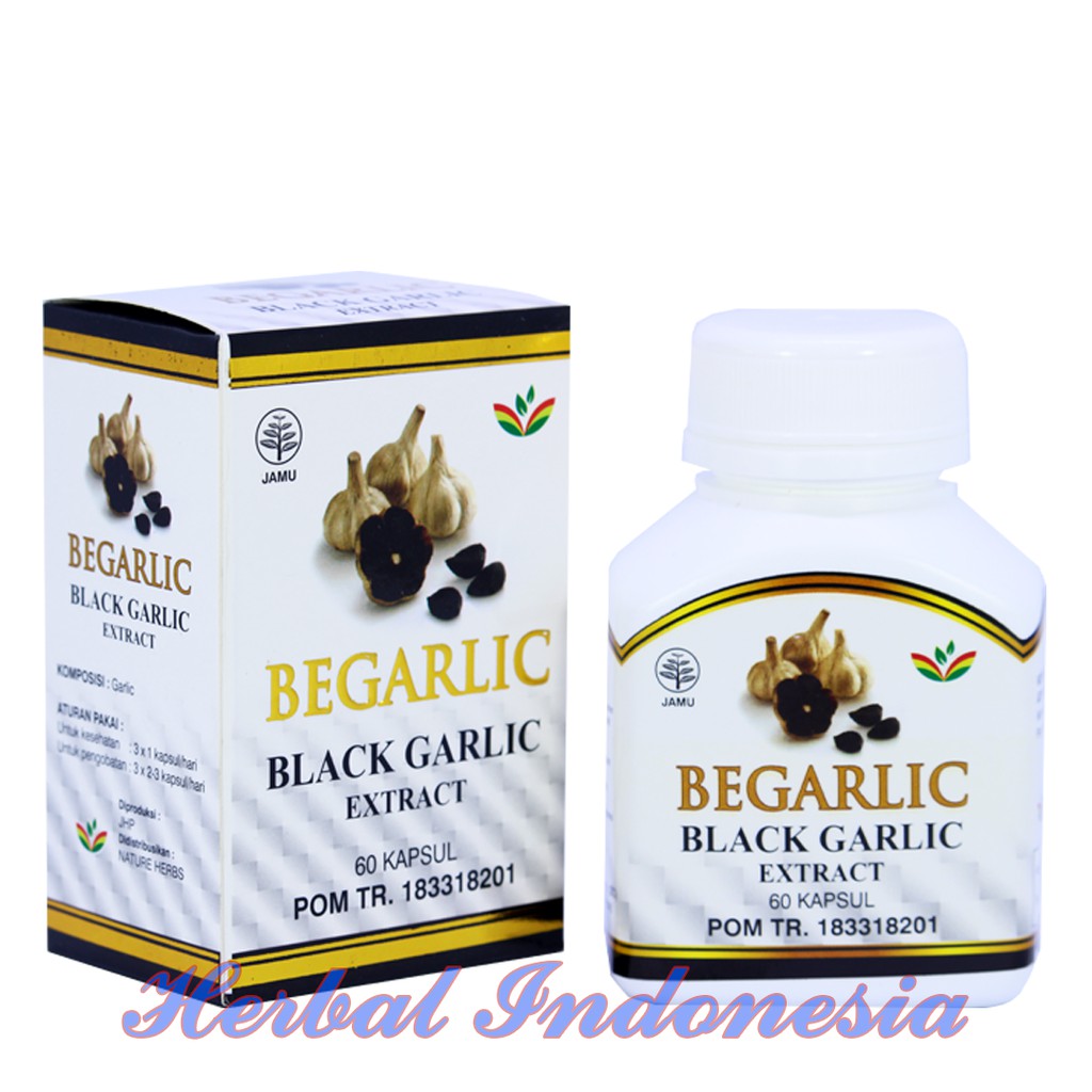 Kapsul BEGARLIC isi 60kpsl | Kapsul Black Garlic Extract
