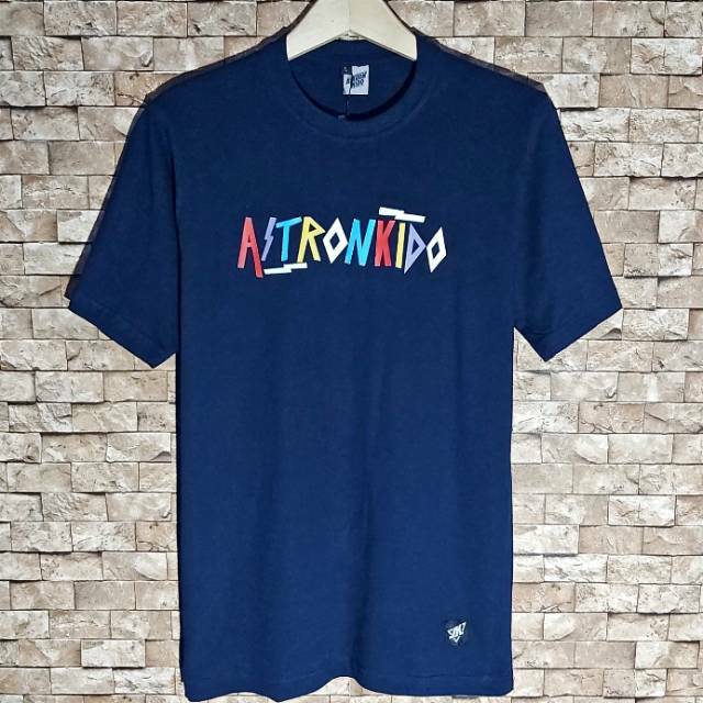  Kaos  distro  astronkido biru navy Shopee  Indonesia