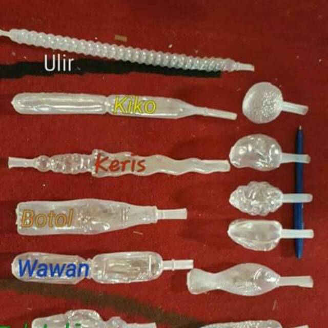 

Plastik karakter unik 100pcs mix buah