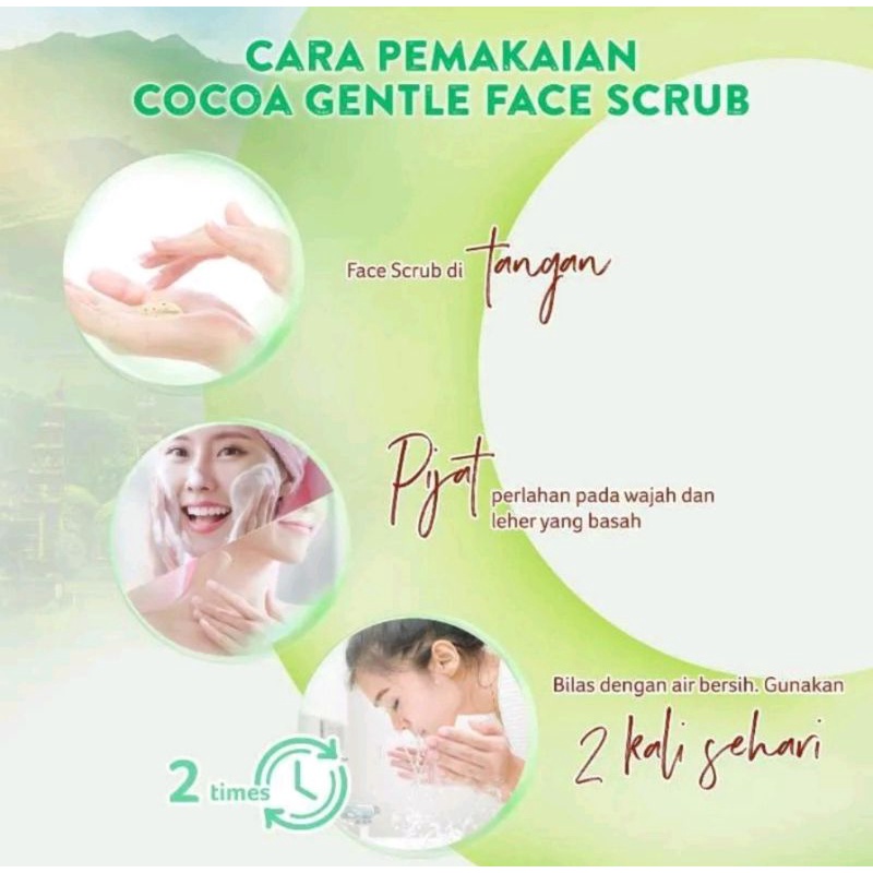 CITRA CANTIK COCOA GENTLE FACE SCRUB 90ML