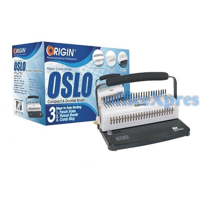 

Mesin Jilid Spiral Plastik F4 Folio / Mesin BInding OSLO 3:1 Origin