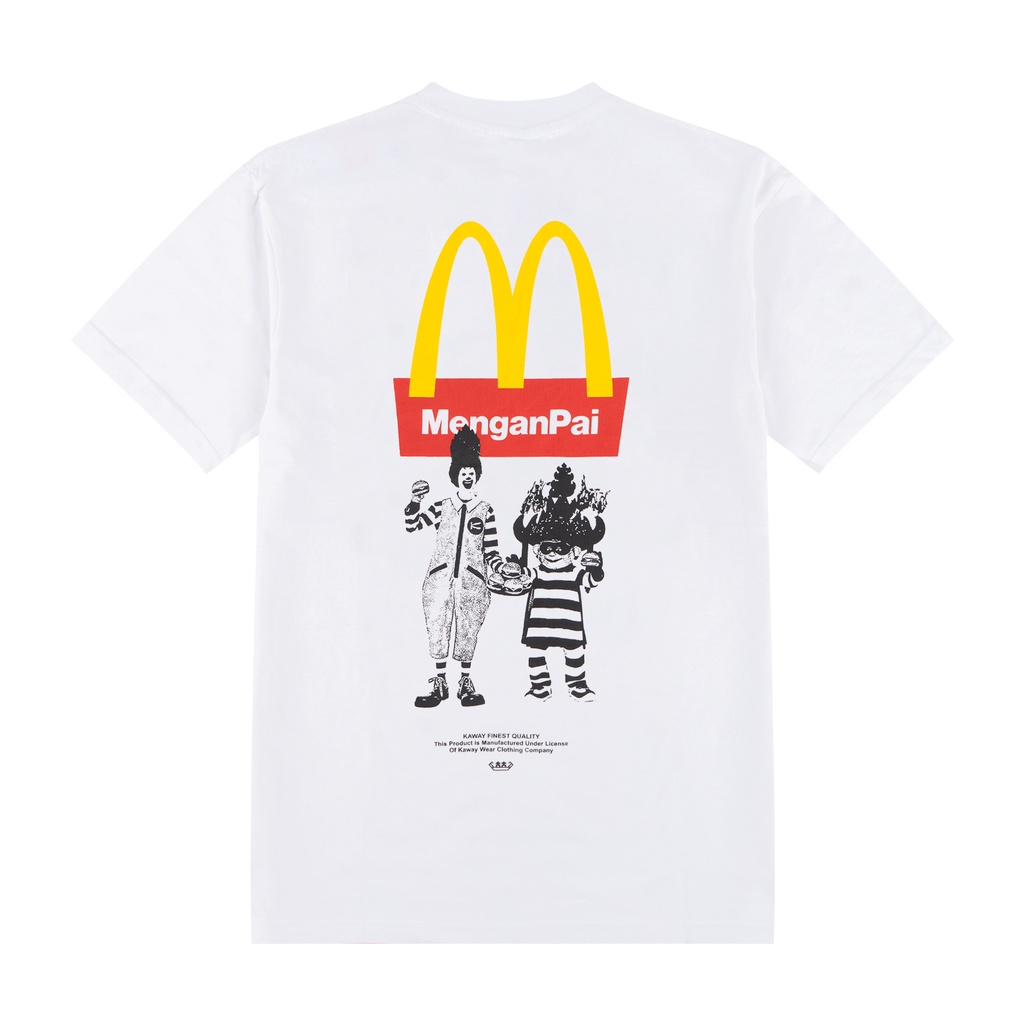 Kaway T-shirt Kaos MCDE WHITE