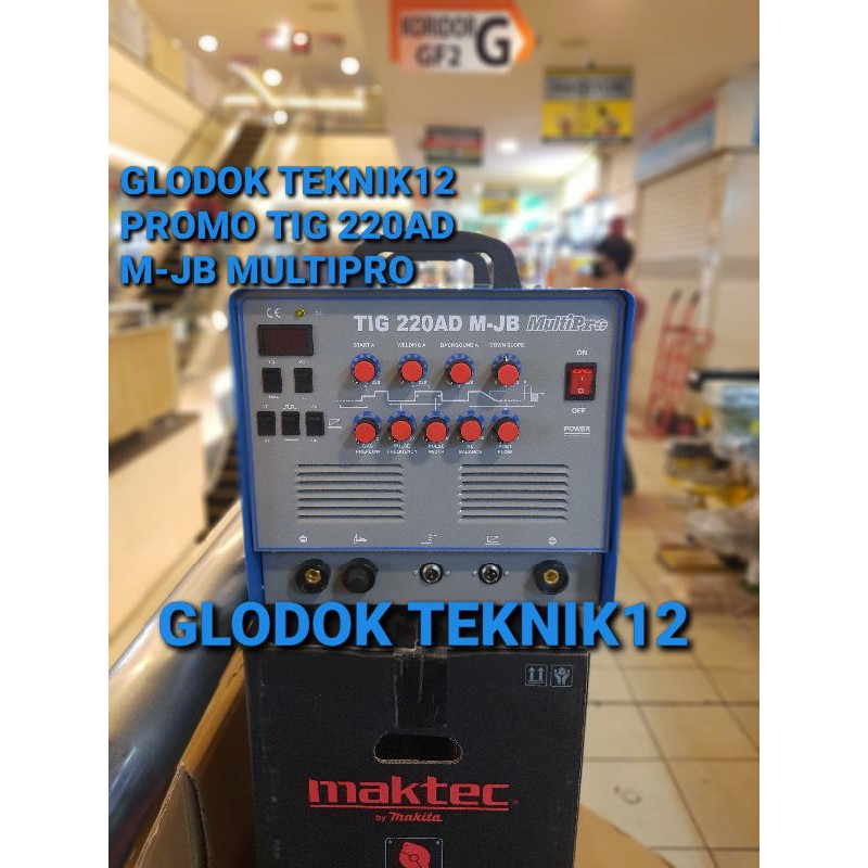 MESIN LAS ARGON MULTIPRO TIG 220AD MJB AC/DC MULTIPRO TIG 220AD MJB MULTIPRO MESIN LAS ACDC MULTIPRO