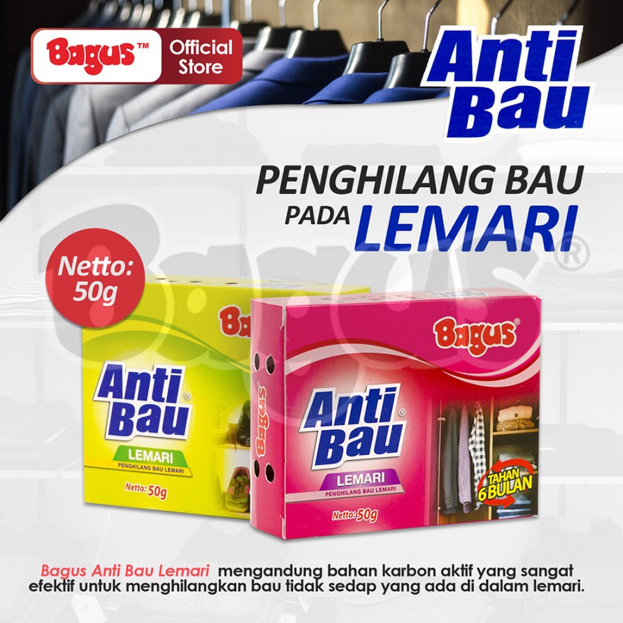 Bagus Anti Bau Lemari 50g / 50 g