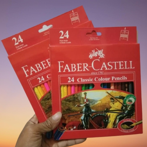 

Bergaransi Pensil Warna 24 Pcs Faber Castell Menggambar Mewarnai Lebih Baik Gilaa!!!