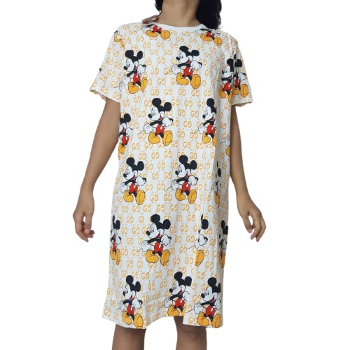 Daster Jumbo Wanita Karakter Kartun Fullprint PMC