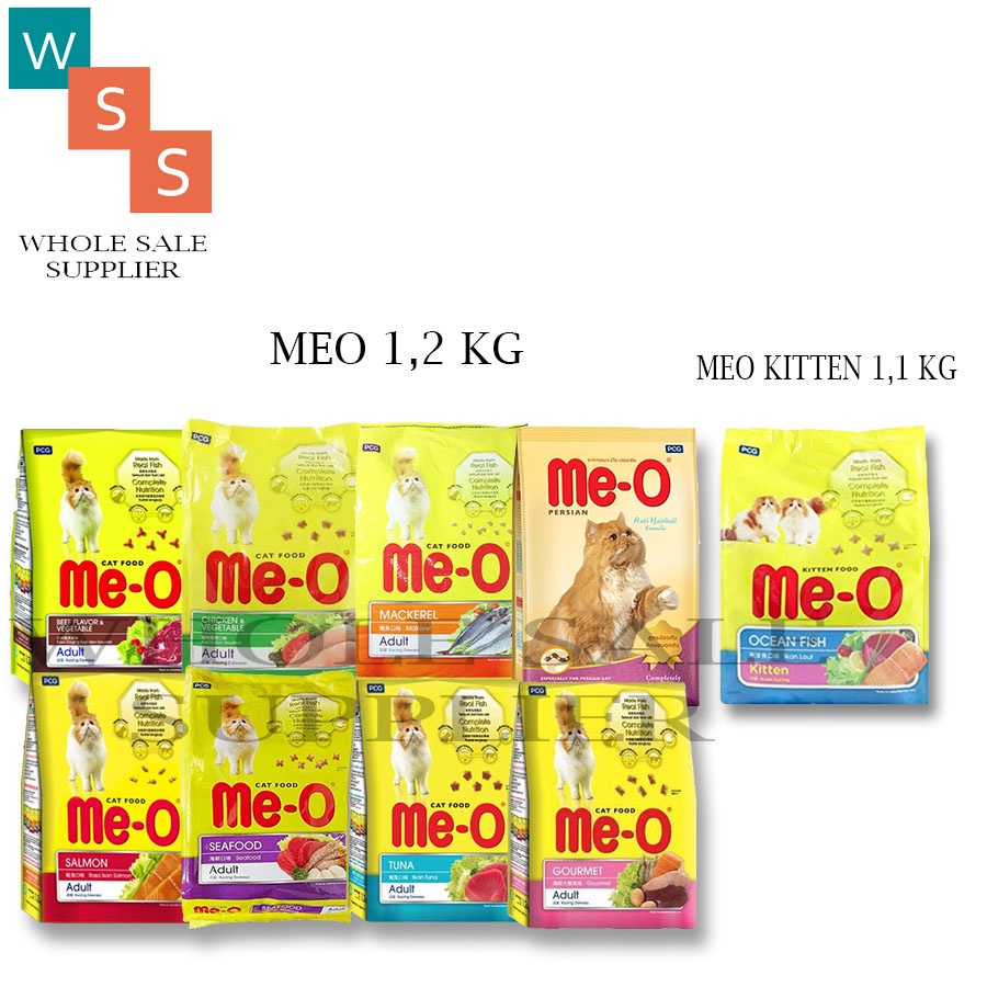 MAKANAN KUCING MEO FRESH PACK 1.1KG &amp; 1.2KG ALL VARIAN