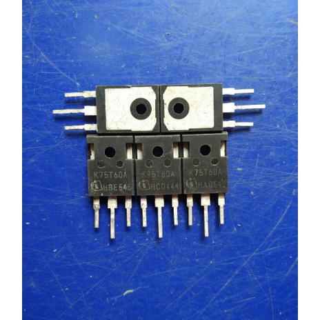 5pcs Komponen Elektronik K75T60 K75T60A IGBT 75A600V