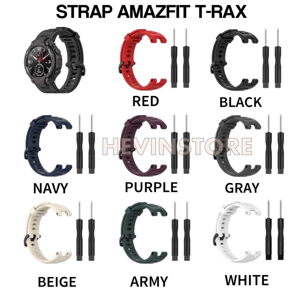 Tali Jam - Strap Amazfit T-REX PRO - Replacement TREX Tali Silikon