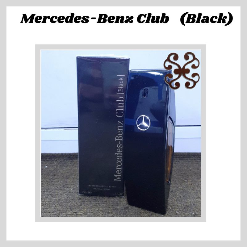 parfum mercedes benz club black 100ml original