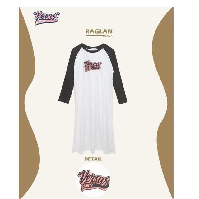 Versus City Raglan Black