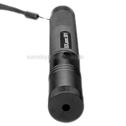 TaffLED Green Beam Laser Pointer 1MW 532NM with Baterai+Charger - Black - OMLP0LBK